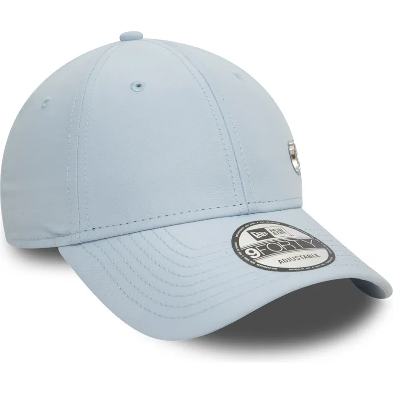 lysebla-justerbar-kurvet-kasket-9forty-flawless-fra-new-york-yankees-mlb-fra-new-era