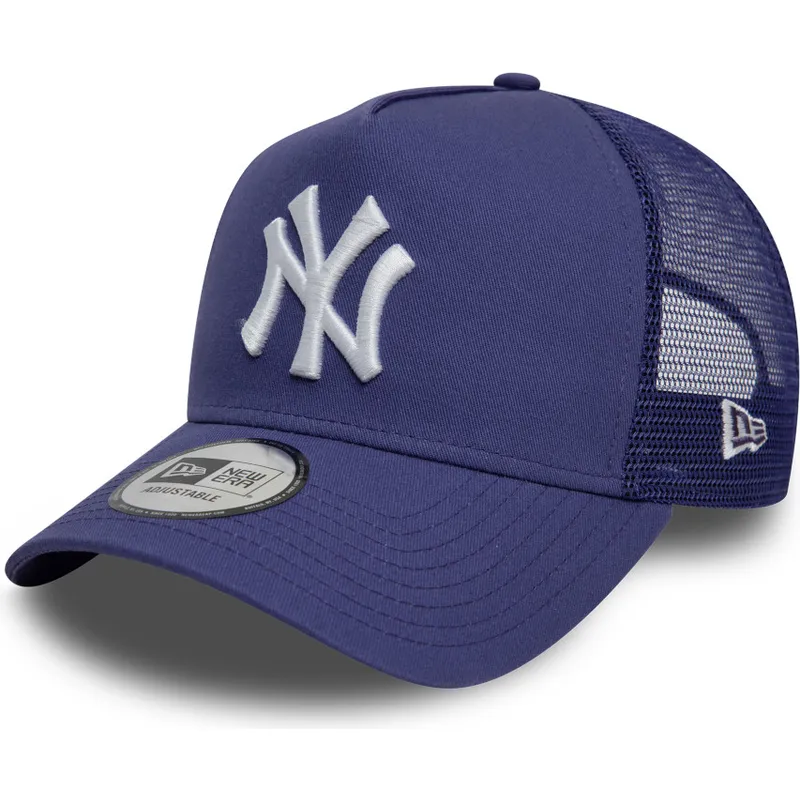 violet-9forty-a-frame-league-essential-trucker-kasket-fra-new-york-yankees-mlb-af-new-era