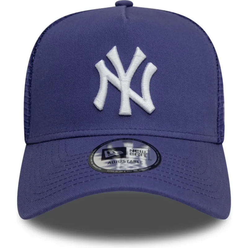 violet-9forty-a-frame-league-essential-trucker-kasket-fra-new-york-yankees-mlb-af-new-era