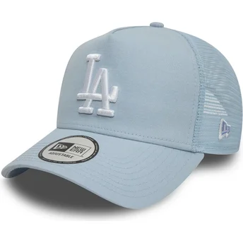 Lys blå Gorra trucker 9FORTY A Frame League Essential fra Los Angeles Dodgers MLB af New Era