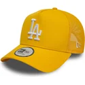 gul-trucker-kasket-9forty-a-frame-league-essential-fra-los-angeles-dodgers-mlb-fra-new-era