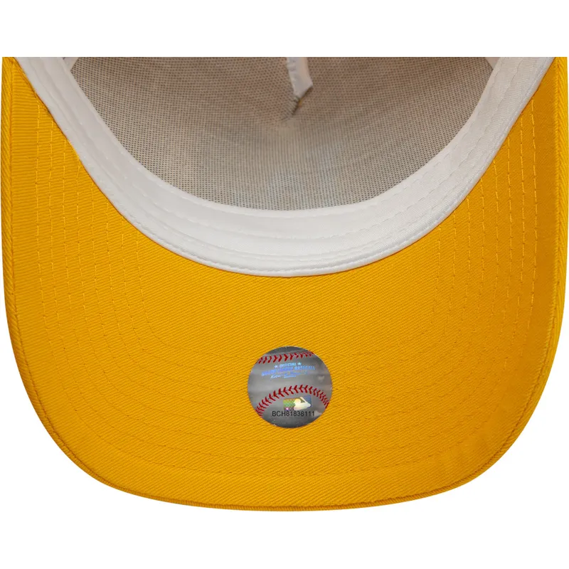 gul-trucker-kasket-9forty-a-frame-league-essential-fra-los-angeles-dodgers-mlb-fra-new-era