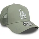 lysegron-trucker-kasket-9forty-a-frame-league-essential-fra-los-angeles-dodgers-mlb-fra-new-era