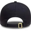los-angeles-dodgers-mlb-new-era-9forty-metallic-justerbar-marinebla-kasket-med-guldlogo