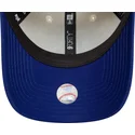 buet-beige-og-bla-justerbar-9forty-colour-block-kasket-fra-los-angeles-dodgers-mlb-fra-new-era
