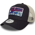 new-era-new-york-yankees-mlb-9forty-a-frame-patch-morkebla-trucker-cap