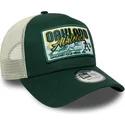 gorra-trucker-verde-9forty-a-frame-patch-de-oakland-athletics-mlb-de-new-era