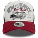 multifarvet-trucker-kasket-9forty-a-frame-tom-og-jerry-looney-tunes-fra-new-era