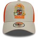 gorra-trucker-beige-og-orange-9forty-a-frame-summer-patch-fra-taste-the-sunshine-fra-new-era