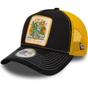 sort-og-gul-9forty-a-frame-summer-patch-trucker-kasket-fra-beat-the-heat-fra-new-era