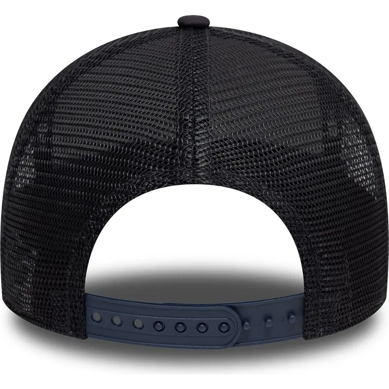 marinebla-trucker-kasket-9forty-a-frame-license-plate-fra-maui-byer-og-strande-fra-new-era