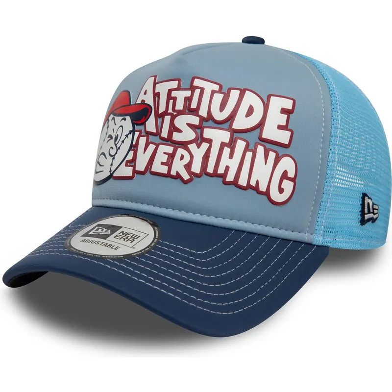 bla-trucker-kasket-9forty-a-frame-graphic-fra-attitude-is-everything-fra-new-era