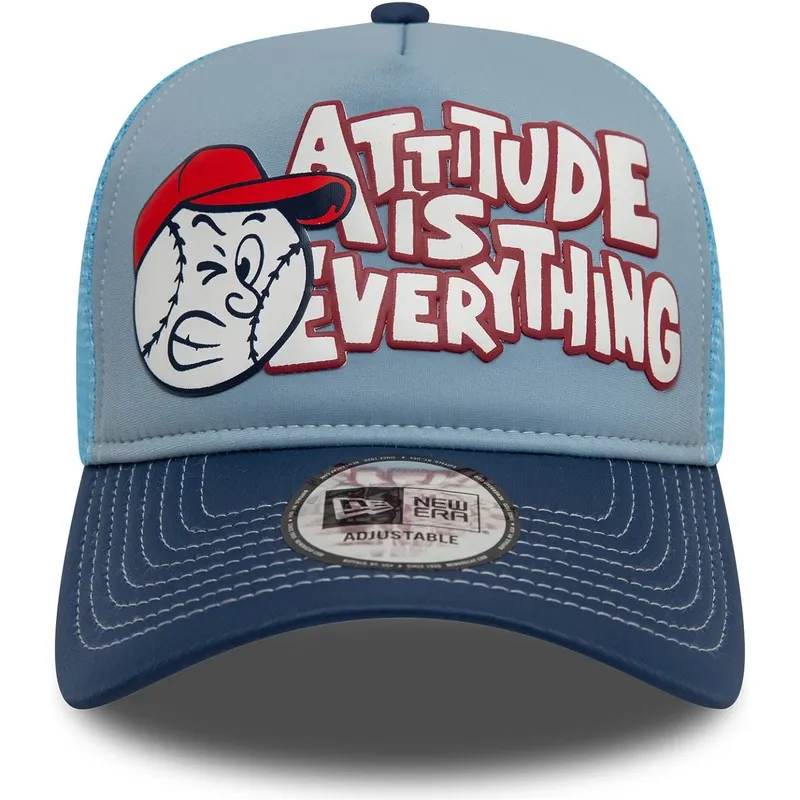bla-trucker-kasket-9forty-a-frame-graphic-fra-attitude-is-everything-fra-new-era