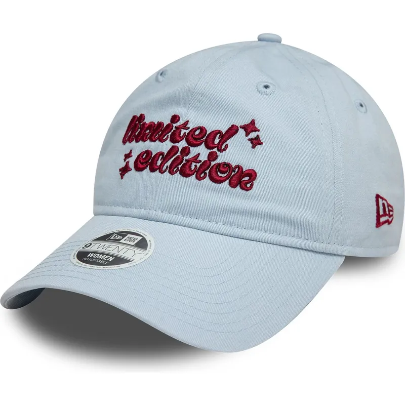 lysebla-justerbar-buet-kasket-til-kvinder-9twenty-fra-limited-edition-fra-new-era