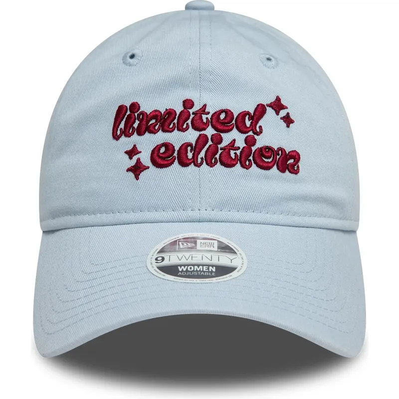 lysebla-justerbar-buet-kasket-til-kvinder-9twenty-fra-limited-edition-fra-new-era