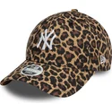 new-era-new-york-yankees-mlb-9forty-justerbar-leopardbuet-kasket-til-kvinder