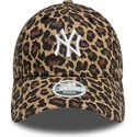 new-era-new-york-yankees-mlb-9forty-justerbar-kvindehat-med-leopardmonster