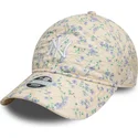 gorra-curva-beige-ajustable-para-mujer-9twenty-floral-quilt-de-new-york-yankees-mlb-de-new-era