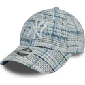 buet-bla-justerbar-kasket-til-kvinder-9forty-tweed-fra-new-york-yankees-mlb-fra-new-era