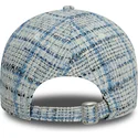 buet-bla-justerbar-kasket-til-kvinder-9forty-tweed-fra-new-york-yankees-mlb-fra-new-era