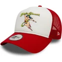 hvid-og-rod-trucker-kasket-til-dreng-9forty-a-frame-med-wonder-woman-dc-comics-fra-new-era
