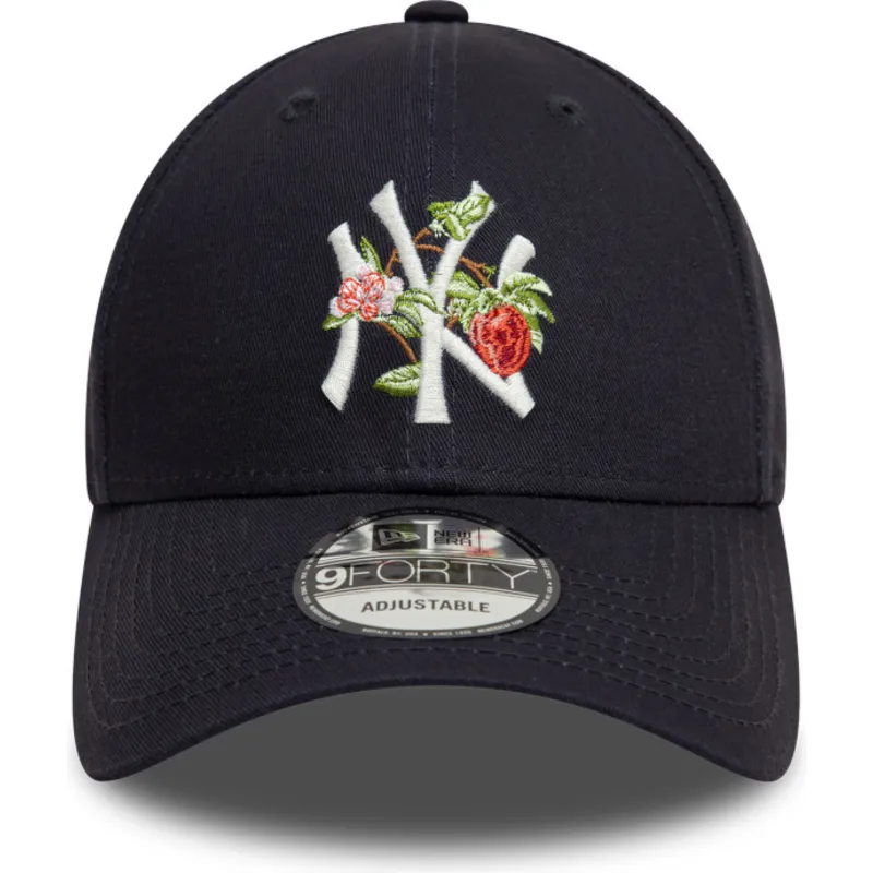 marinebla-kurvet-kasket-9forty-fruit-icon-fra-new-york-yankees-mlb-fra-new-era