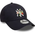new-era-new-york-yankees-mlb-9forty-marinebla-buet-kasket-med-frugtikon