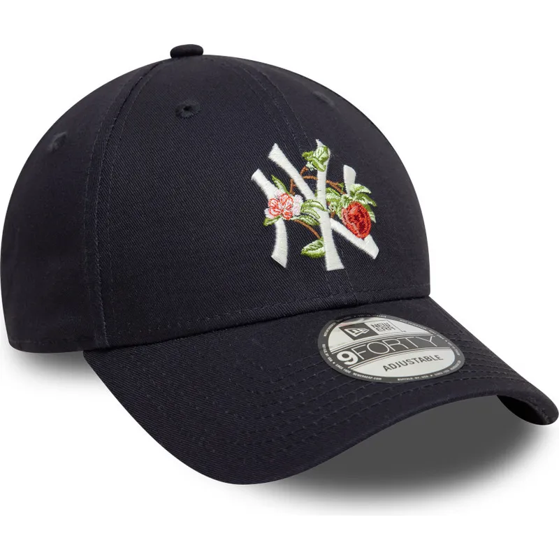 marinebla-kurvet-kasket-9forty-fruit-icon-fra-new-york-yankees-mlb-fra-new-era