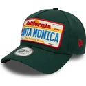 gron-curved-snapback-kasket-9forty-a-frame-license-plate-fra-santa-monica-byer-og-strande-fra-new-era