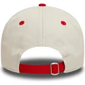 hvid-og-rod-justerbar-9twenty-contrast-visor-kasket-fra-manchester-united-football-club-premier-league-fra-new-era