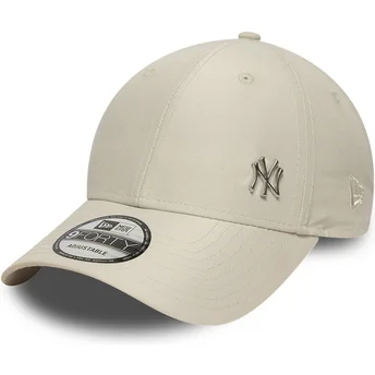 Justerbar beige 9FORTY Flawless kasket fra New York Yankees MLB fra New Era