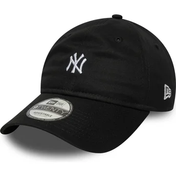 Justerbar sort 9TWENTY Mini Logo kasket fra New York Yankees MLB af New Era