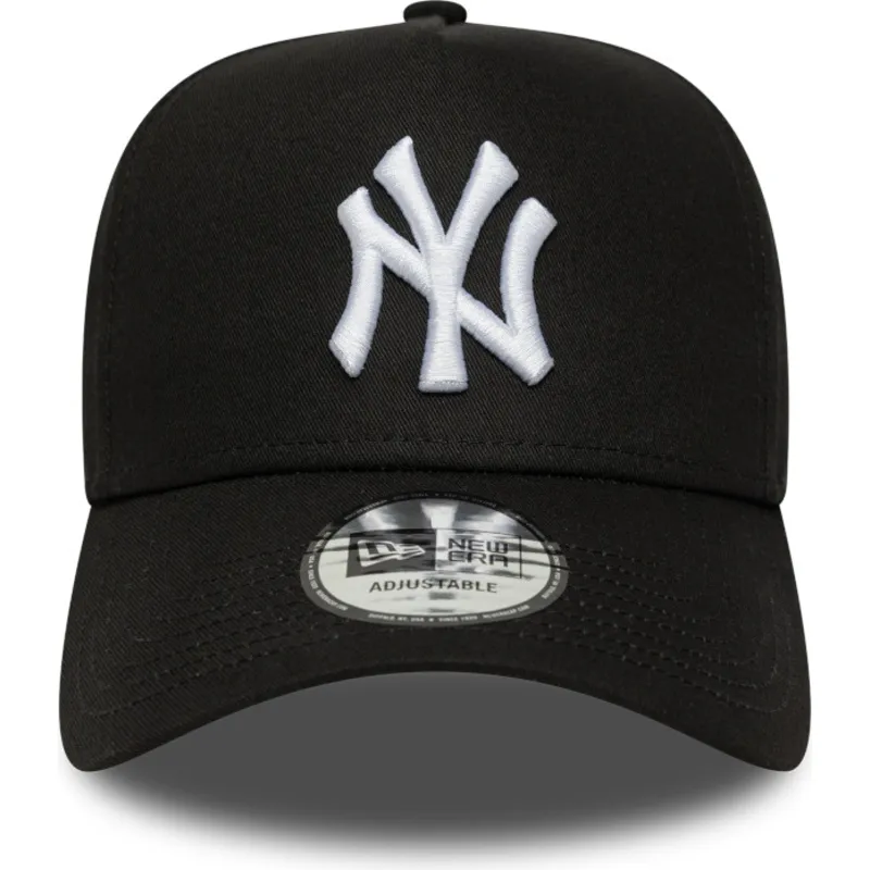 buet-sort-snapback-kasket-e-frame-league-essential-fra-new-york-yankees-mlb-fra-new-era