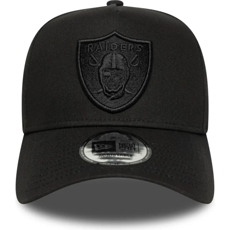 buet-sort-snapback-kasket-e-frame-essential-fra-las-vegas-raiders-nfl-fra-new-era