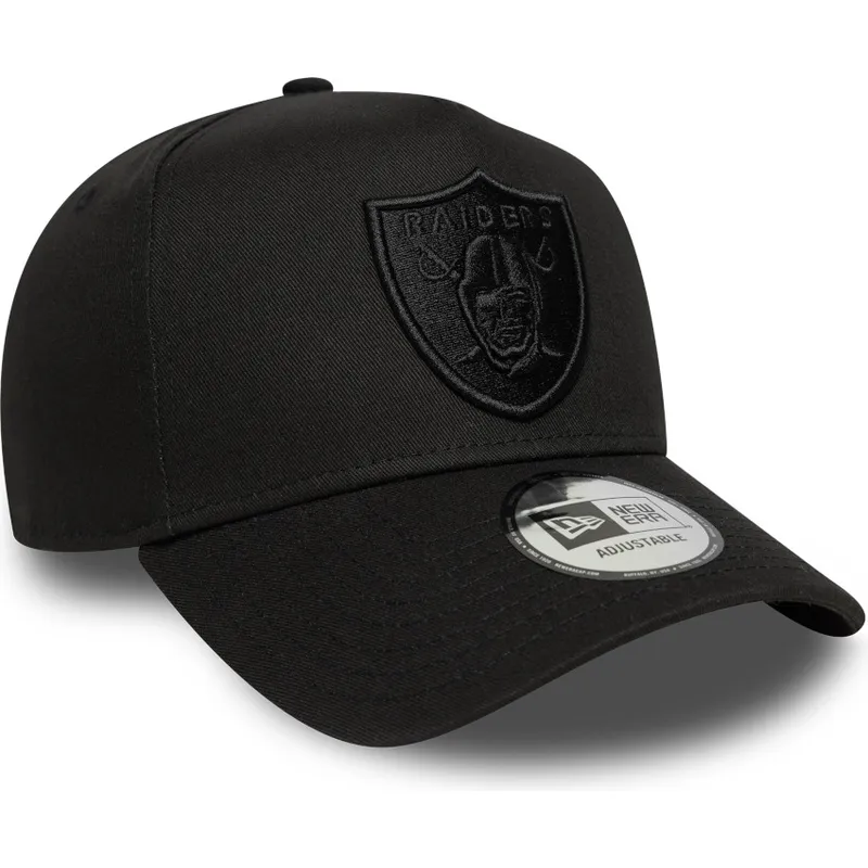 buet-sort-snapback-kasket-e-frame-essential-fra-las-vegas-raiders-nfl-fra-new-era