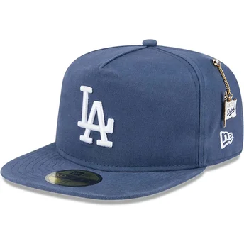 Blå justerbar 59FIFTY A Frame Championship Side Flag kasket fra Los Angeles Dodgers MLB af New Era