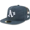 oakland-athletics-mlb-new-era-59fifty-a-frame-championship-side-flag-gron-fladskygget-justerbar-kasket