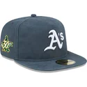 gron-fitted-59fifty-a-frame-championship-side-flag-flad-kasket-fra-oakland-athletics-mlb-af-new-era