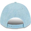 lysebla-snapback-kasket-med-buet-skygge-9forty-m-crown-a-frame-cotton-weave-fra-atlanta-braves-mlb-fra-new-era
