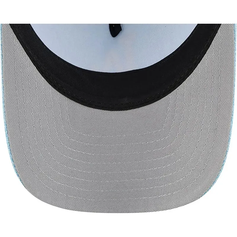 lysebla-buet-snapback-9forty-m-crown-a-frame-cotton-weave-kasket-fra-los-angeles-dodgers-mlb-fra-new-era