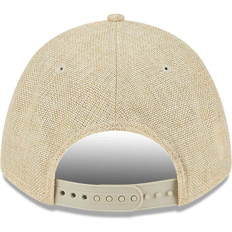 beige-buet-snapback-kasket-9forty-m-crown-a-frame-cotton-weave-fra-los-angeles-dodgers-mlb-fra-new-era
