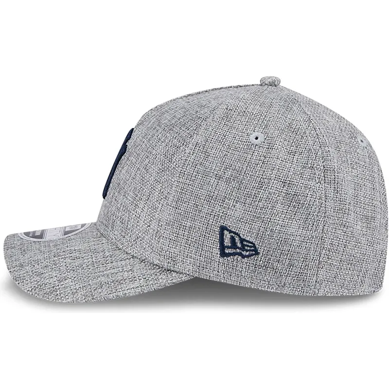 gra-curved-snapback-kasket-med-marineblat-logo-9forty-m-crown-a-frame-cotton-weave-fra-new-york-yankees-mlb-fra-new-era