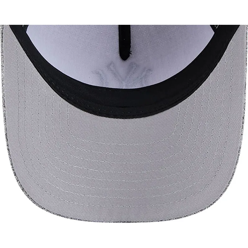gra-curved-snapback-kasket-med-marineblat-logo-9forty-m-crown-a-frame-cotton-weave-fra-new-york-yankees-mlb-fra-new-era