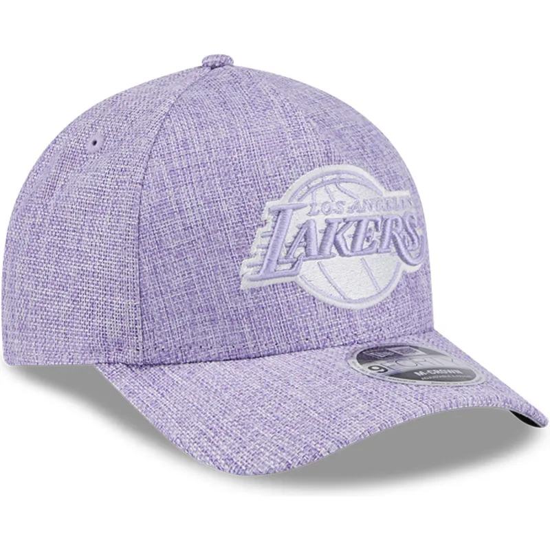 violet-buet-kasket-snapback-9forty-m-crown-a-frame-cotton-weave-fra-los-angeles-lakers-nba-fra-new-era