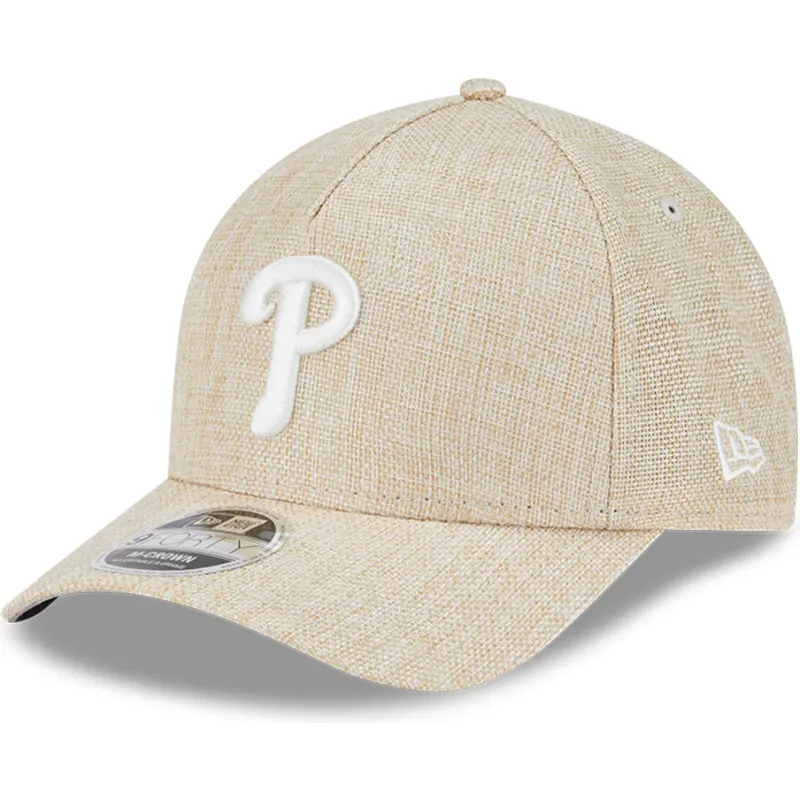 beige-buet-kasket-snapback-9forty-m-crown-a-frame-cotton-weave-fra-philadelphia-phillies-mlb-fra-new-era