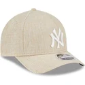 beige-buet-snapback-9forty-m-crown-a-frame-cotton-weave-kasket-af-new-york-yankees-mlb-fra-new-era