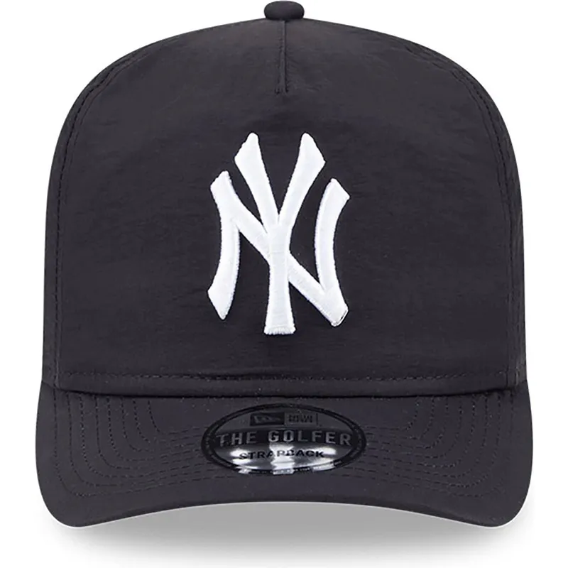 new-york-yankees-mlb-new-era-justerbar-sort-buet-kasket-golfer-everyday-nylon