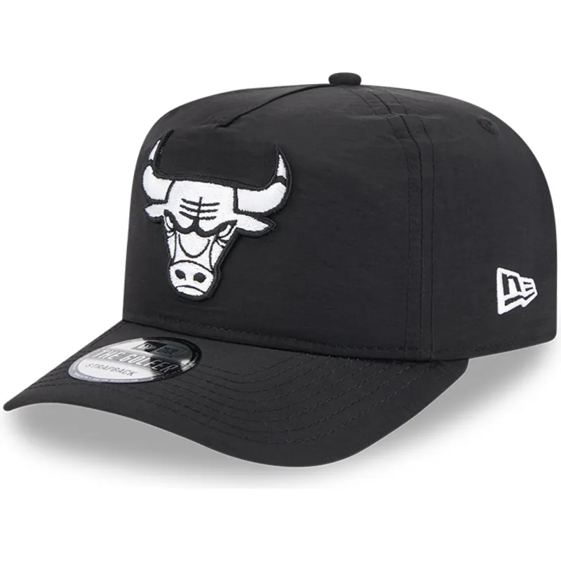 sort-justerbar-curved-kasket-golfer-everyday-nylon-fra-chicago-bulls-nba-fra-new-era