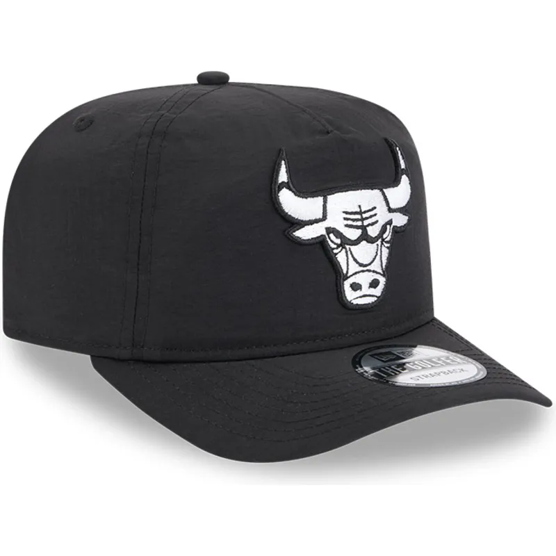 sort-justerbar-curved-kasket-golfer-everyday-nylon-fra-chicago-bulls-nba-fra-new-era