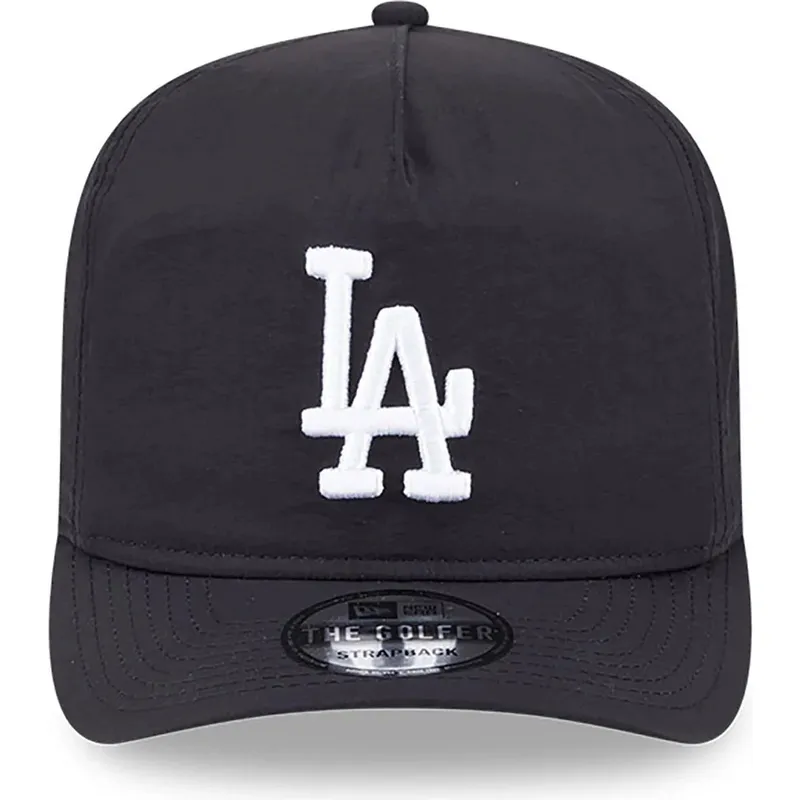 sort-justerbar-curved-kasket-golfer-everyday-nylon-fra-los-angeles-dodgers-mlb-fra-new-era